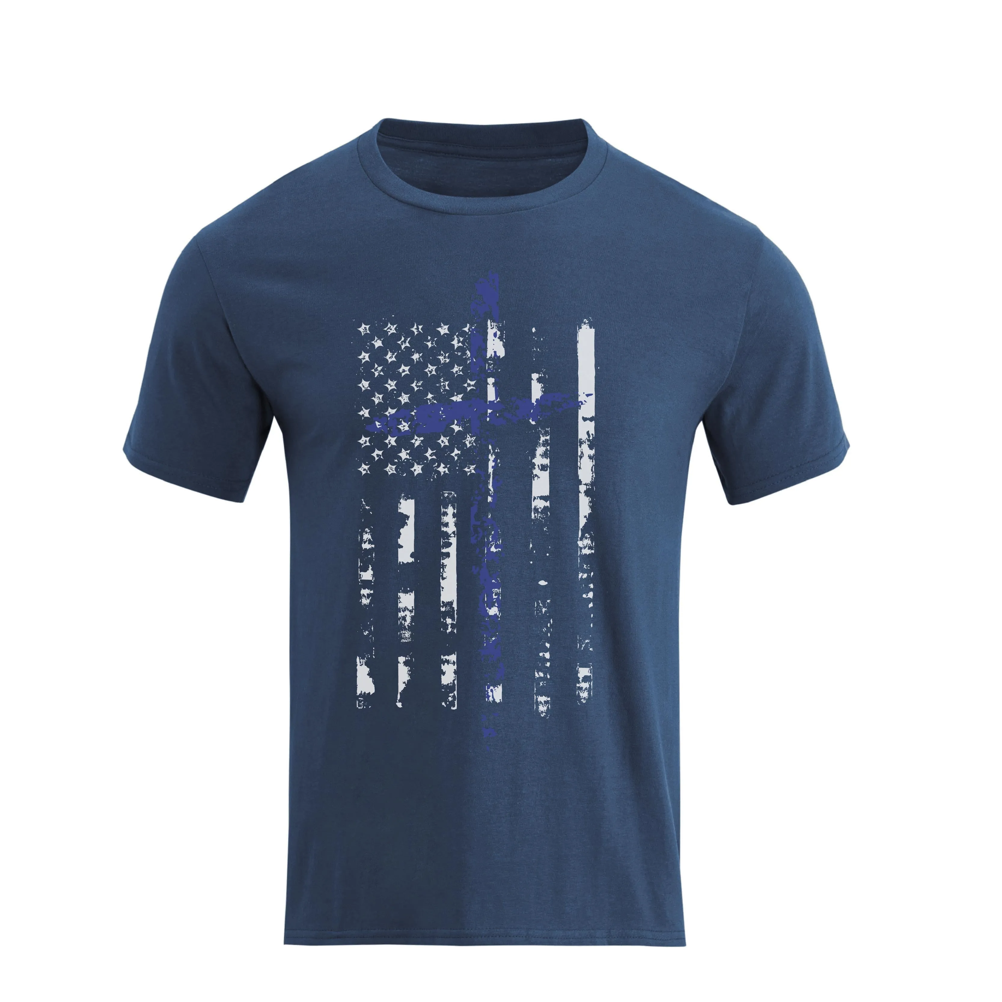 100% COTTON USA FLAG TEE -3 PACKS