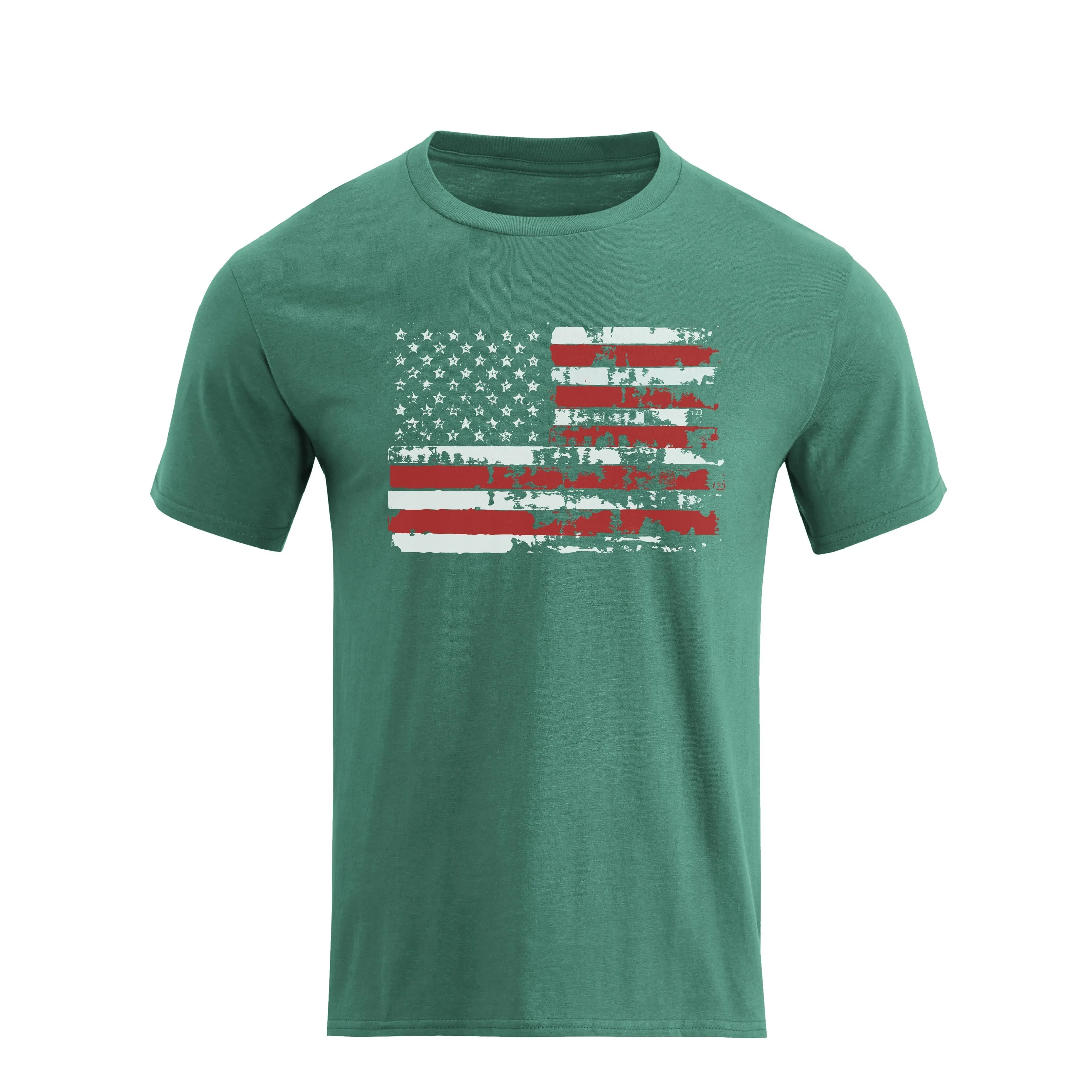 100% COTTON USA FLAG TEE -3 PACKS