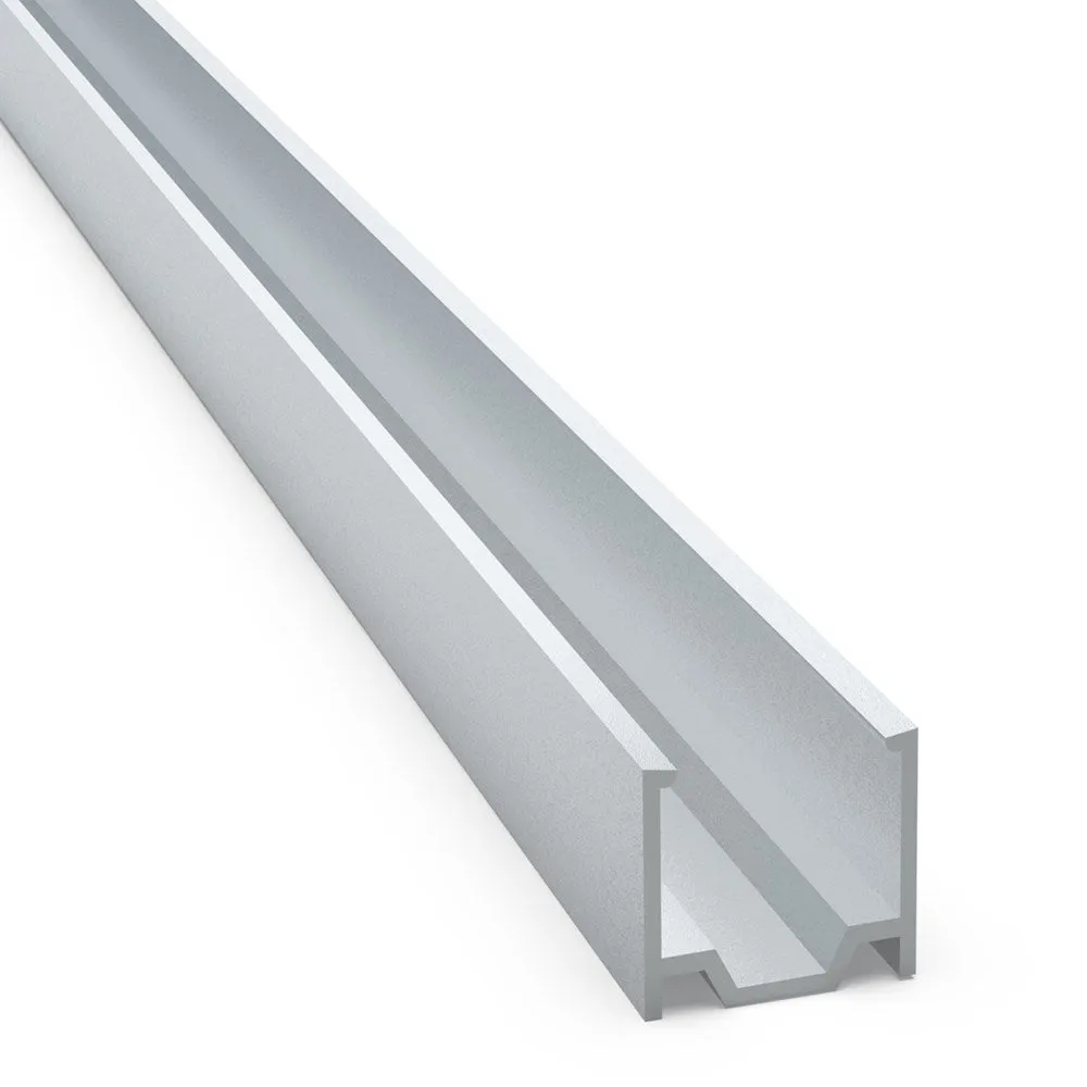 13mm X 13mm Aqs-401 Aluminium Profile 1000mm Or 2000mm In Silver