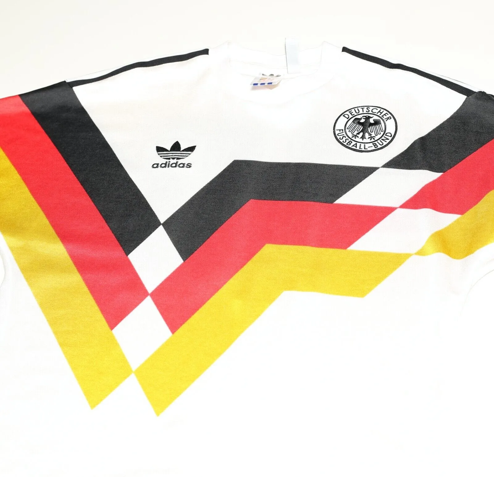 1990/92 MATTHAUS #10 West Germany Retro adidas Football Shirt (XS/S) Italia 90