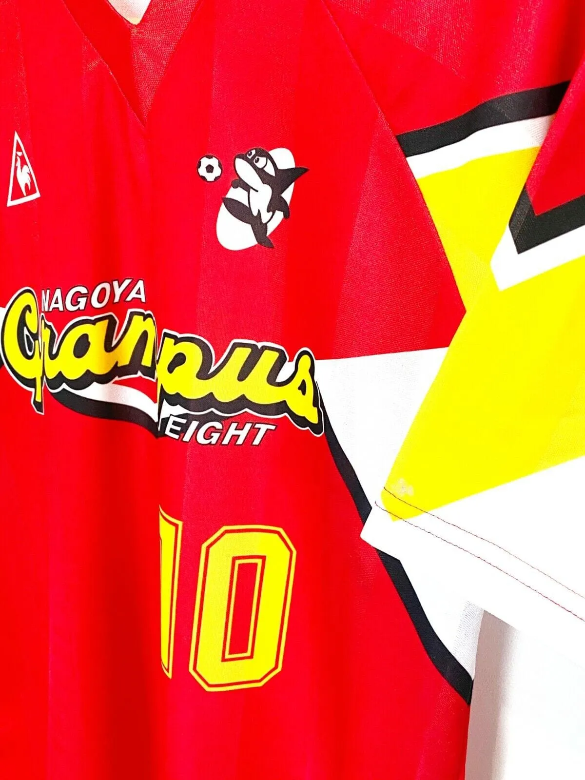 1992/94 LINEKER #10 Grampus Eight le coq sportif Home Football Shirt (M)