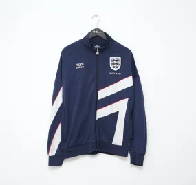 1995/96 ENGLAND Retro Umbro Football Track Top Jacket (L/XL) Euro 96