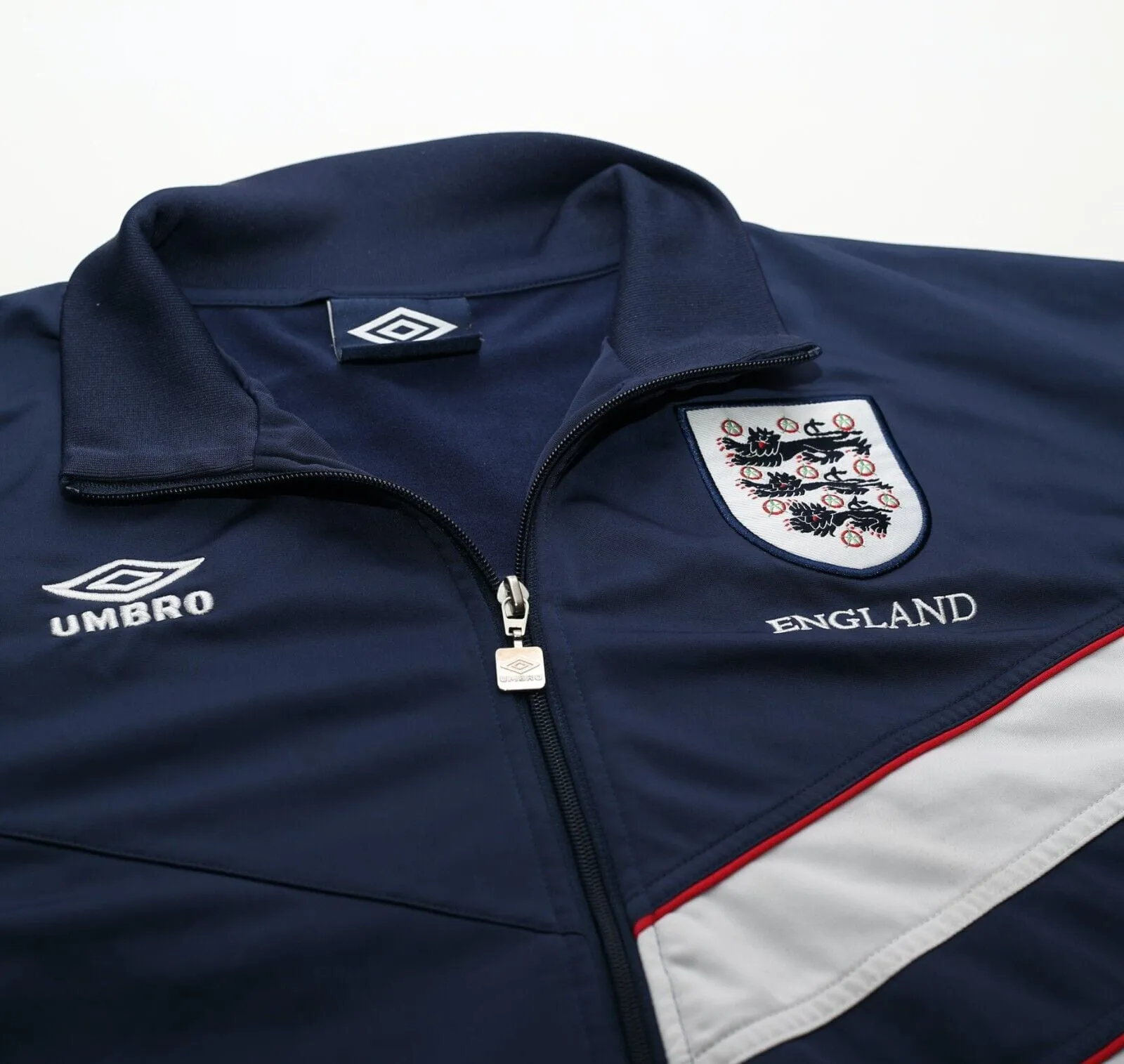 1995/96 ENGLAND Retro Umbro Football Track Top Jacket (L/XL) Euro 96