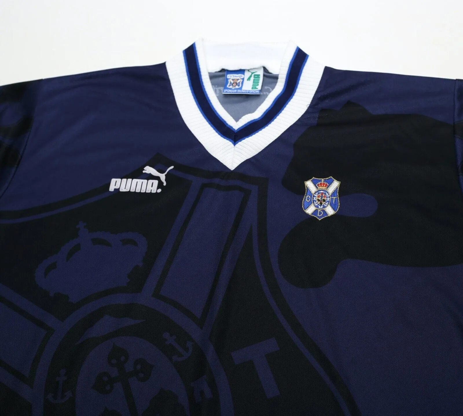 1996/97 TENERIFE Vintage PUMA Away Football Shirt Jersey (XL)