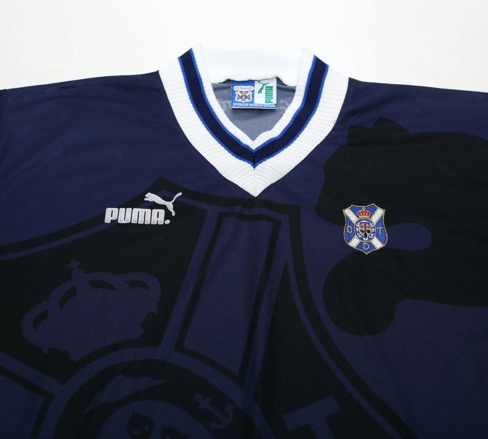 1996/97 TENERIFE Vintage PUMA Away Football Shirt Jersey (XL)