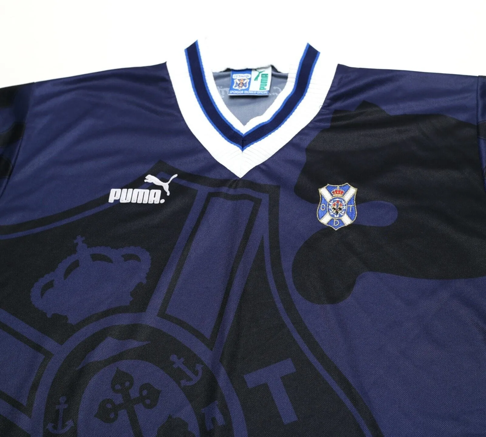 1996/97 TENERIFE Vintage PUMA Away Football Shirt Jersey (XL)