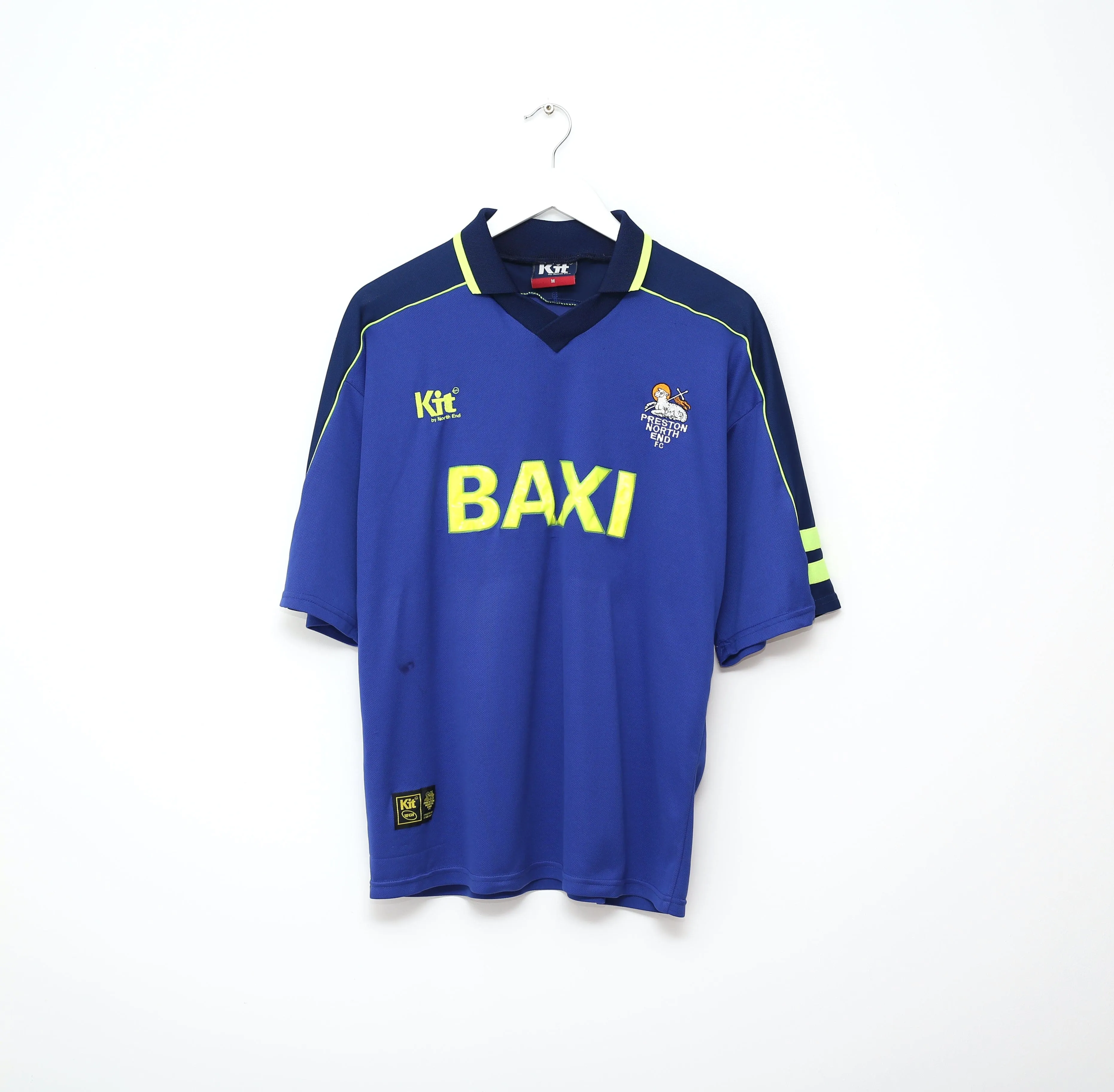 1996/98 PRESTON Vintage KIT By North End Football Third Shirt (M)