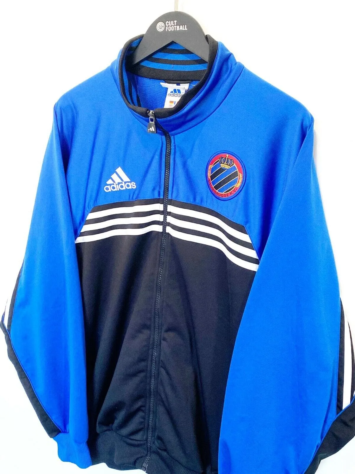 1998/00 CLUB BRUGGE Vintage adidas Football Track Top Jacket (M)