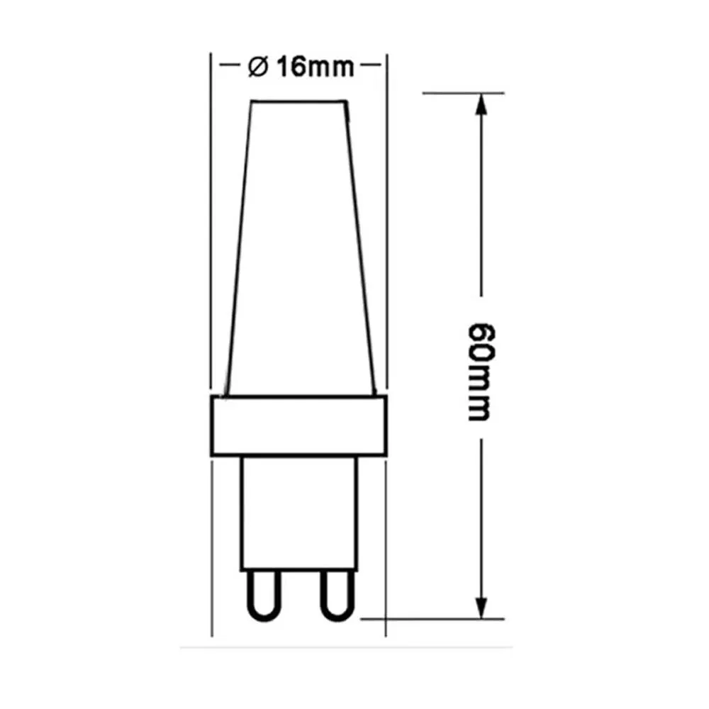 3W Led G9 Globe Warm White 3000K, Daylight 6000K 5520079W, 5520079D