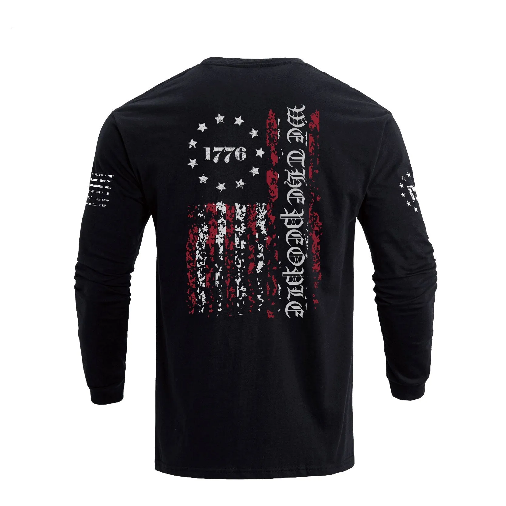 5-PACK USA FLAG GRAPHIC LONG SLEEVE TEE