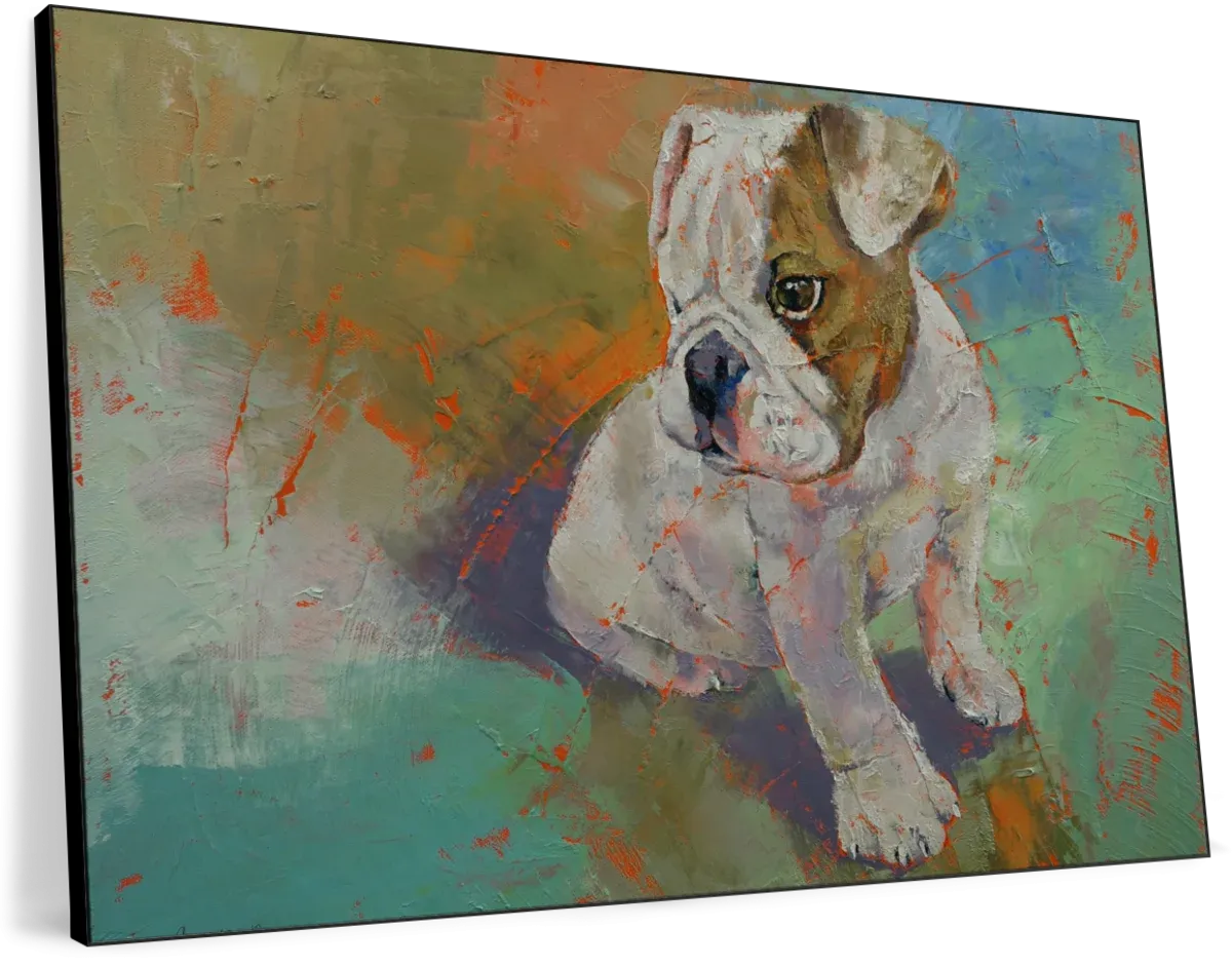 A Bulldog Puppy Wall Art