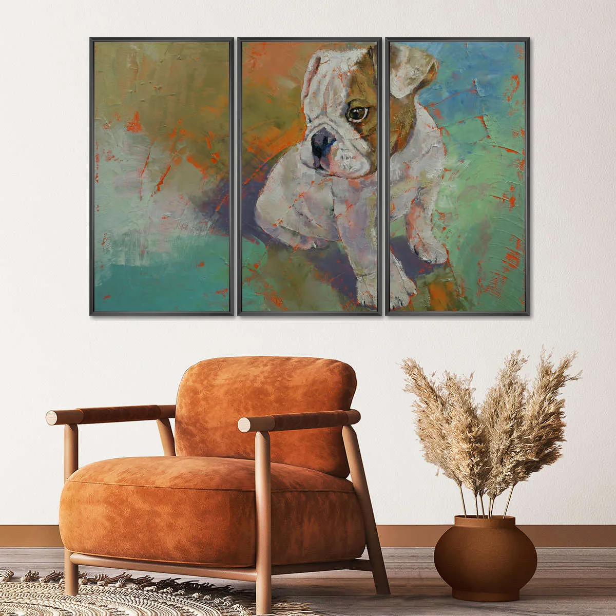 A Bulldog Puppy Wall Art