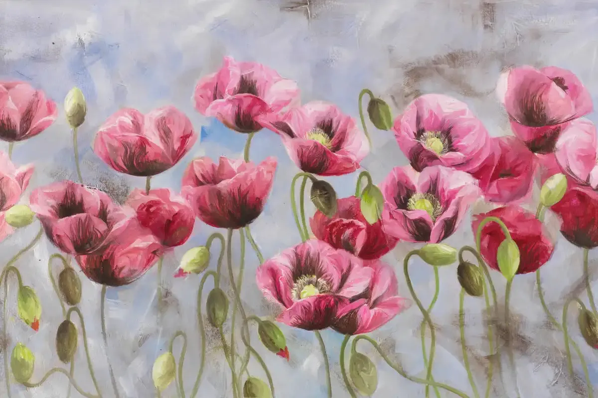 A Field Of Poppies Wall Art