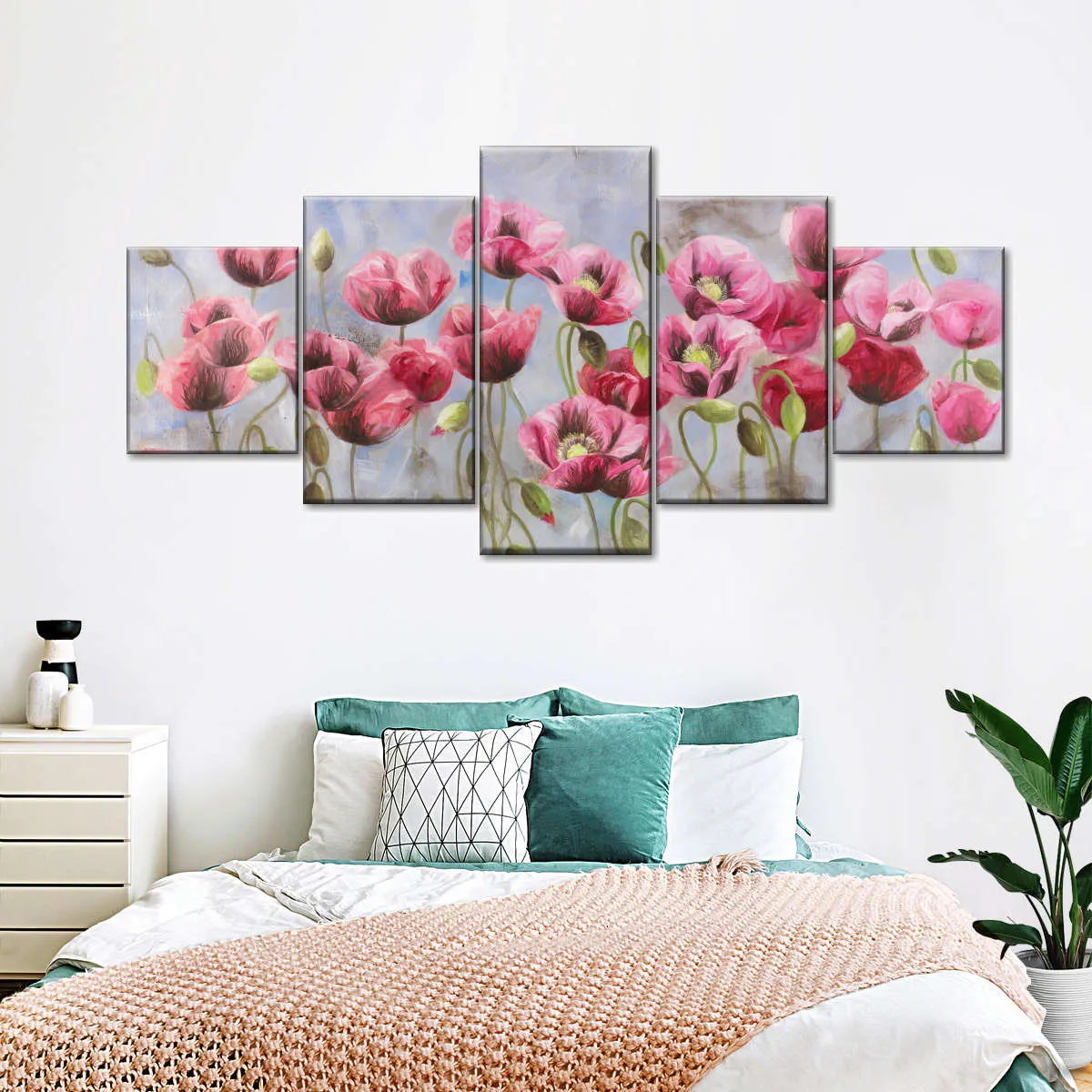 A Field Of Poppies Wall Art