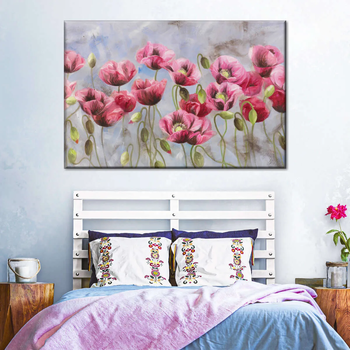 A Field Of Poppies Wall Art