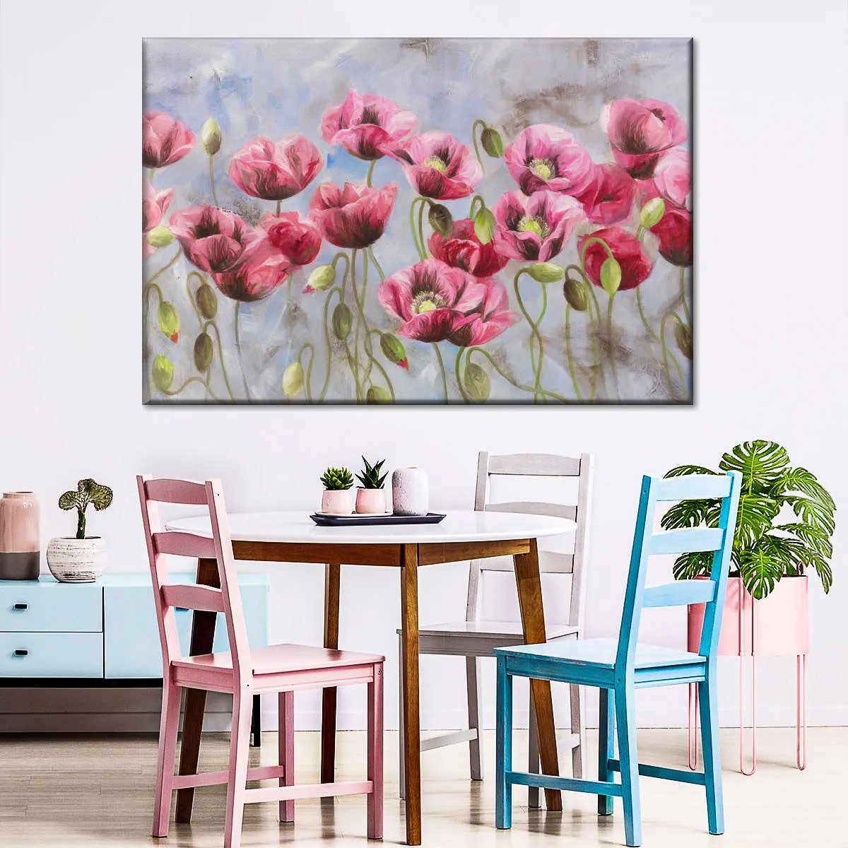 A Field Of Poppies Wall Art