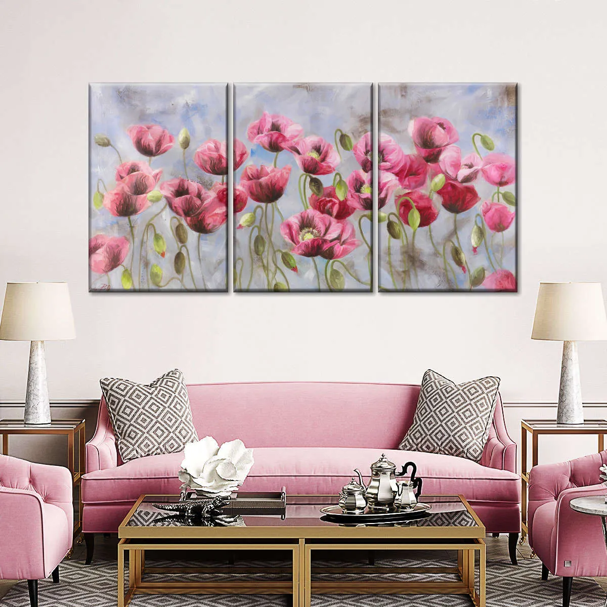 A Field Of Poppies Wall Art