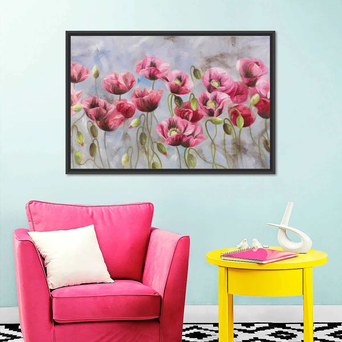 A Field Of Poppies Wall Art