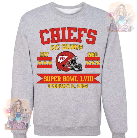 AFC CHAMPS Chiefs Ash Sweater