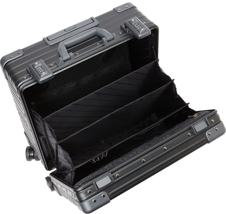 Aleon Aluminum 17" Deluxe Wheeled Business Case 1837