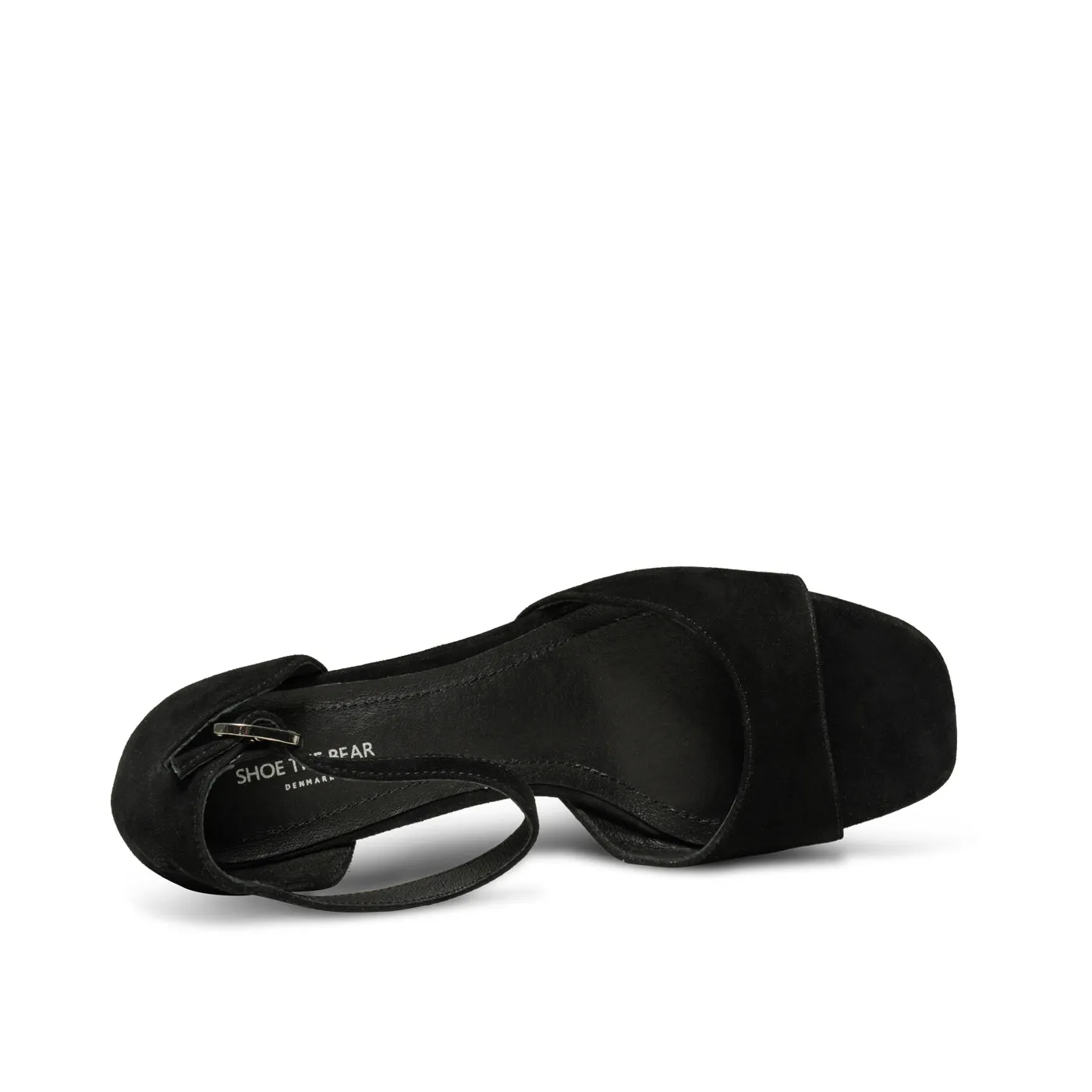 Anni sandal ruskind - BLACK