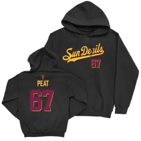 Arizona State Football Black Script Hoodie  - Keona Peat