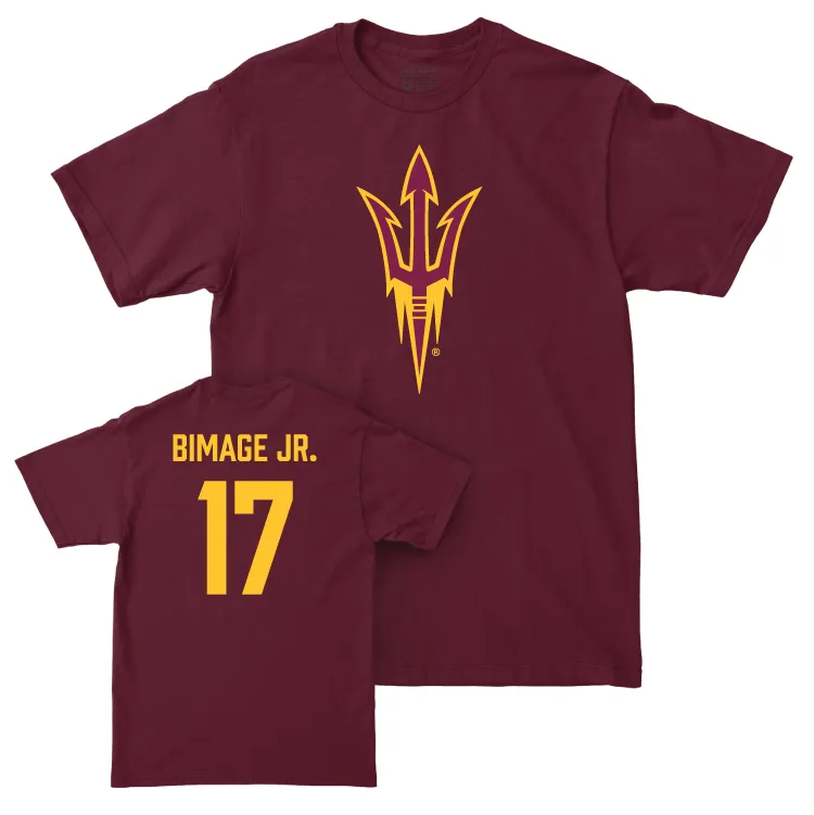 Arizona State Football Maroon Legacy Tee - Rodney Bimage Jr