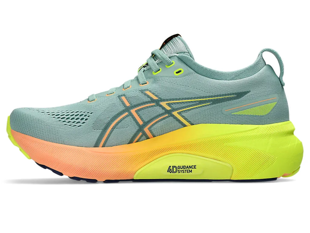 Asics Gel Kayano 31 Paris (B Width) - Light Celadon/Safety Yellow (Womens)