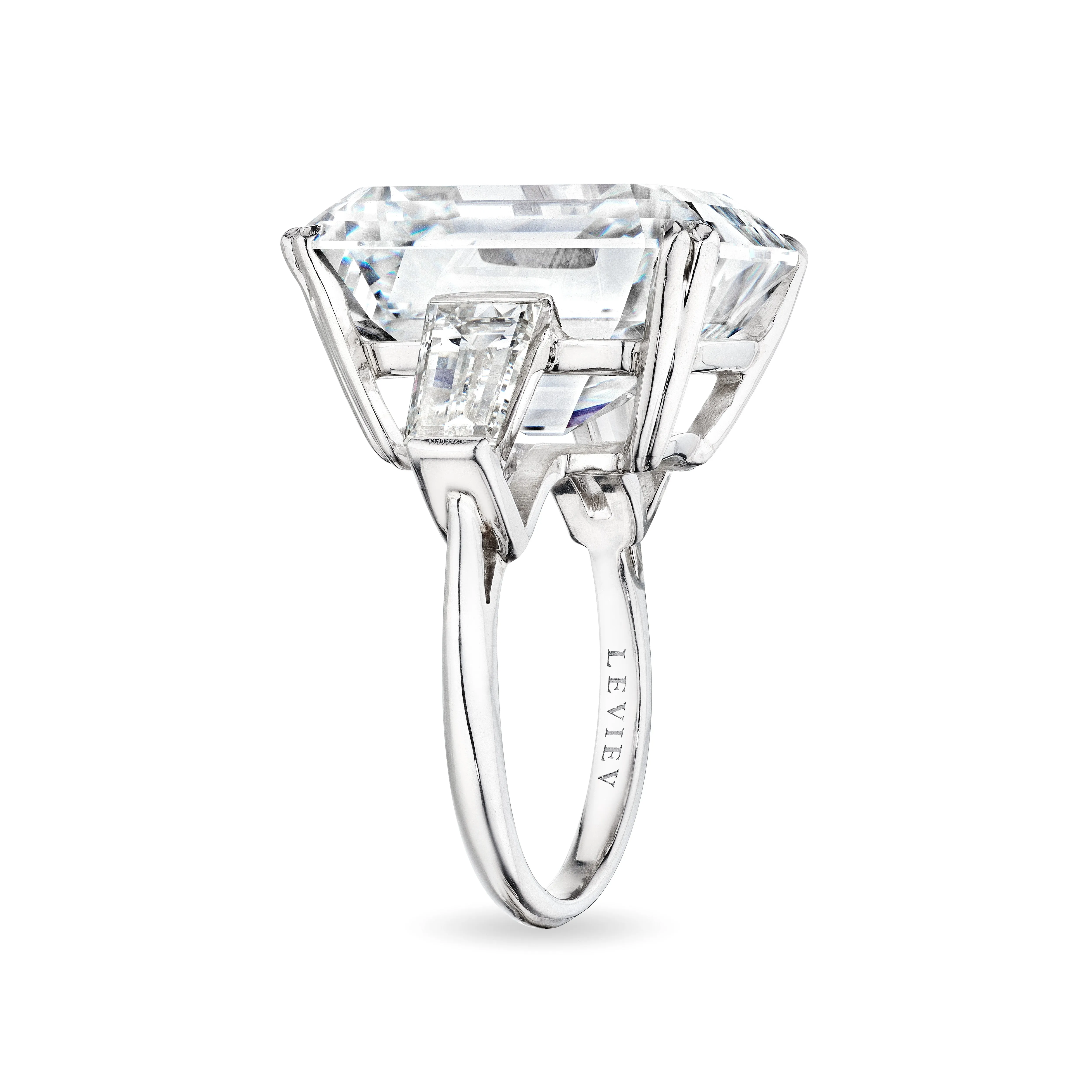 Asscher Cut Diamond Ring, 22 CT