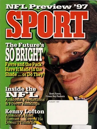 August 1997 Sport Cover (Brett Favre, Green Bay Packers)