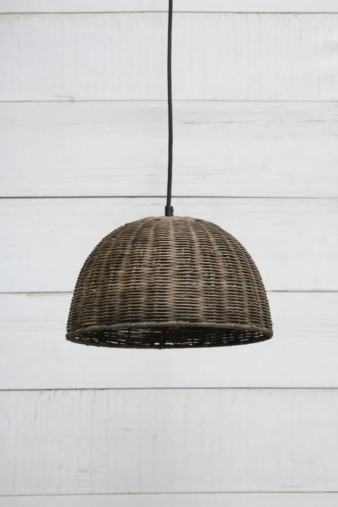 Avoca Rattan Dome Light