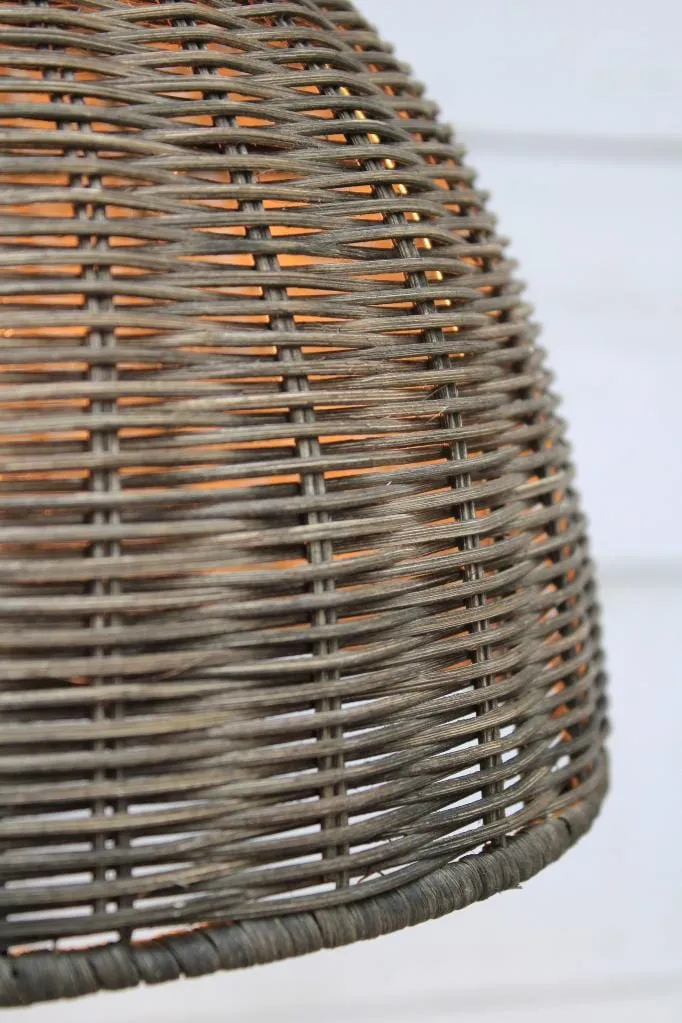 Avoca Rattan Dome Light