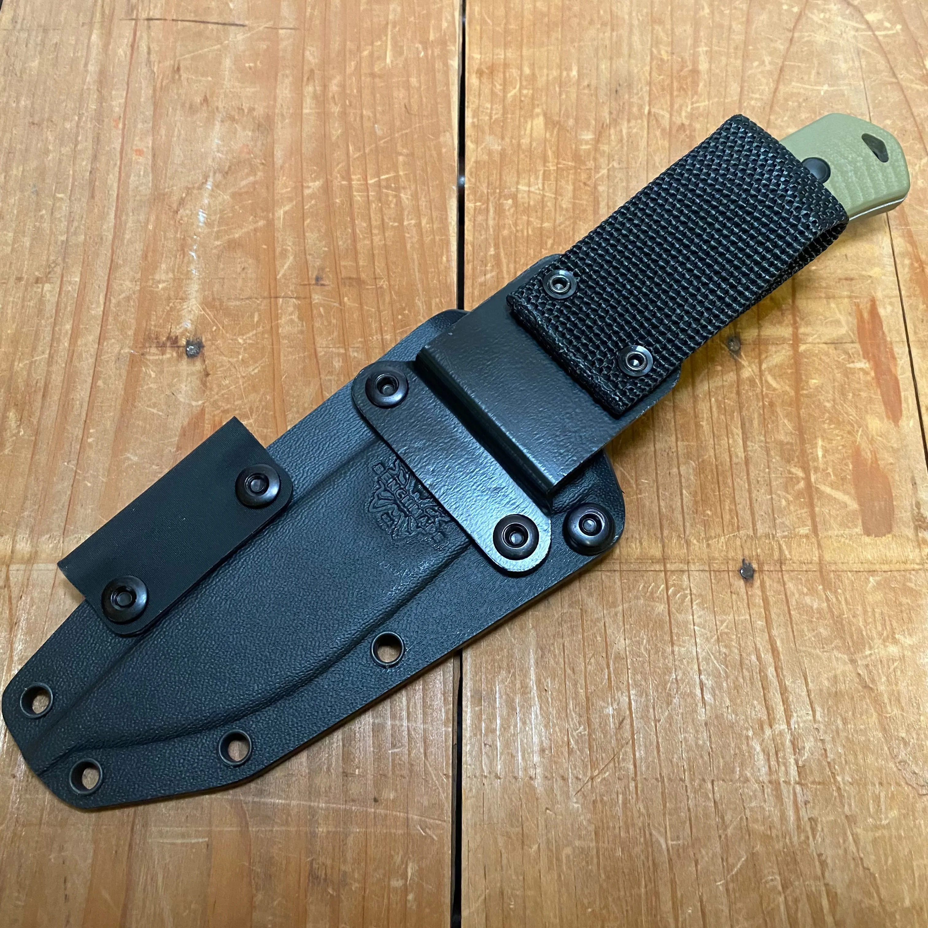 Benchmade 539GY Anonimus 5" Drop Point CPM-Cruwear Fixed Blade OD Green G10 Handle with Sheath