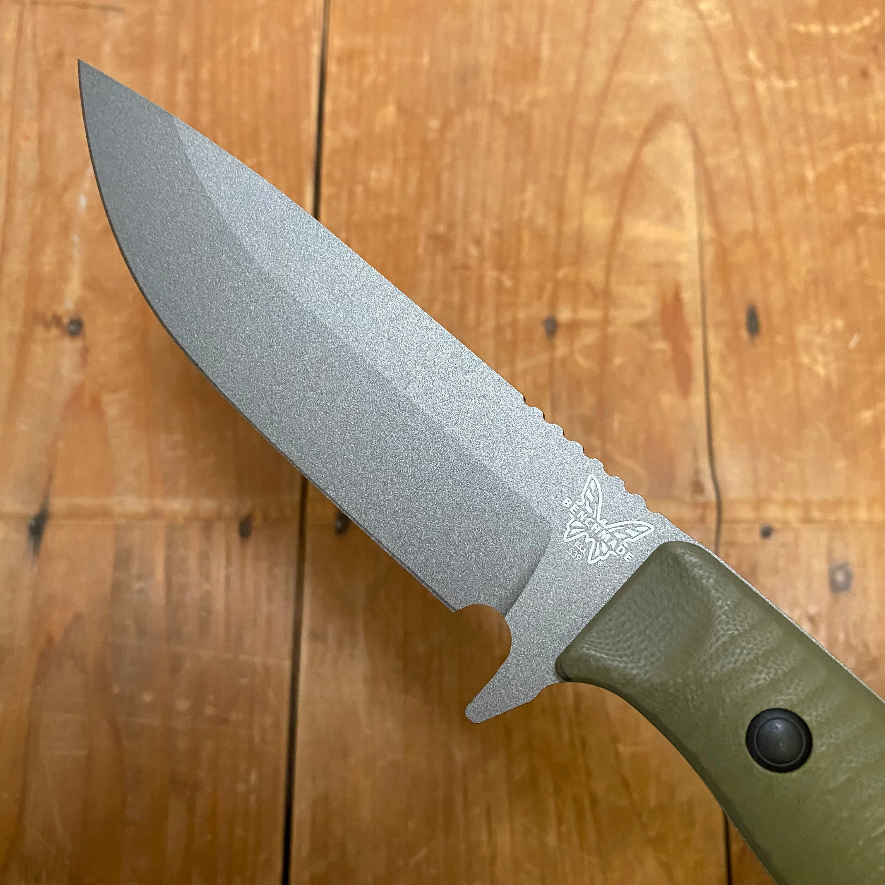 Benchmade 539GY Anonimus 5" Drop Point CPM-Cruwear Fixed Blade OD Green G10 Handle with Sheath