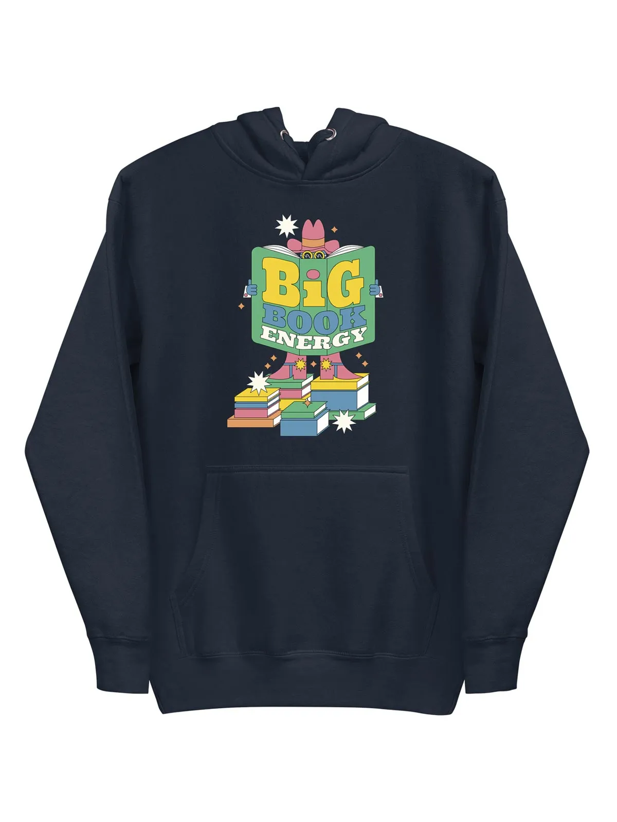 Big Book Energy Unisex Hoodie (Print Shop)