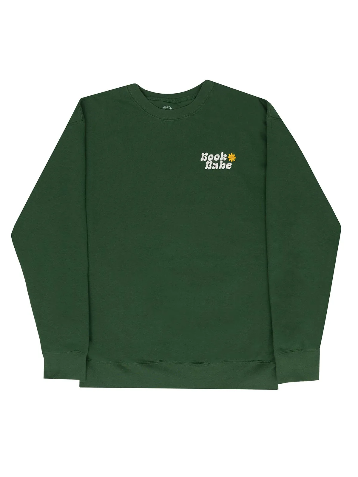 Book Babe Embroidered Unisex Sweatshirt (Print Shop)