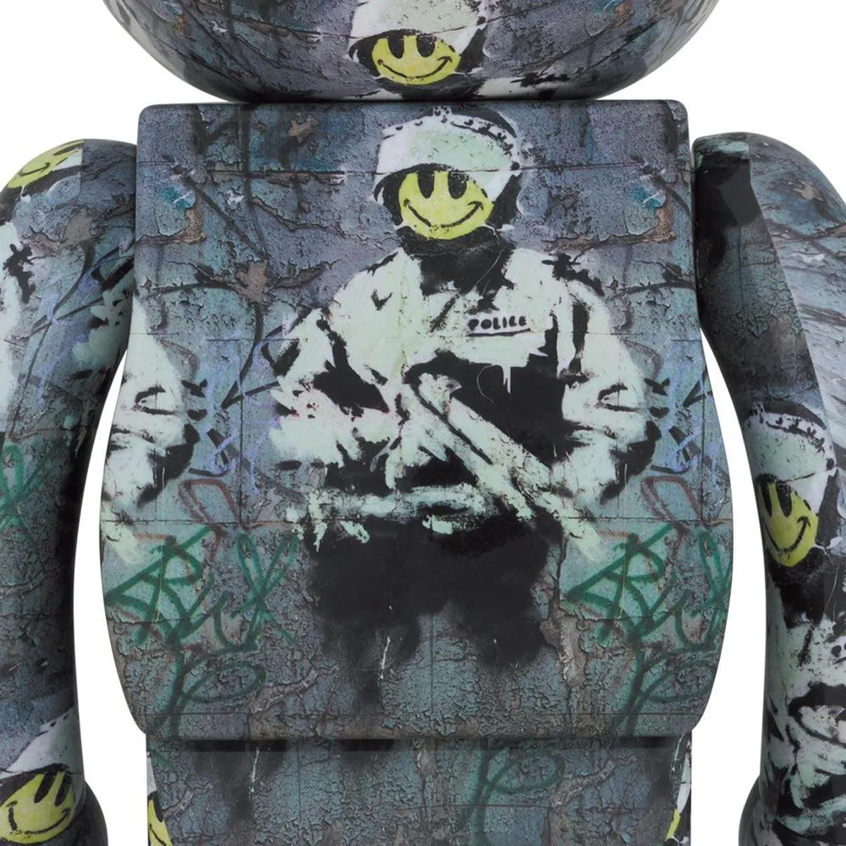   BRANDALISM Be@rbrick 1000% 'Riot Cop'