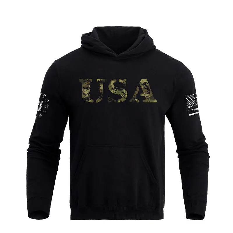 CAMO USA LETTER HOODIE