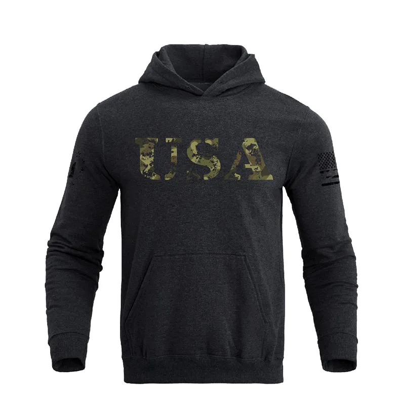 CAMO USA LETTER HOODIE