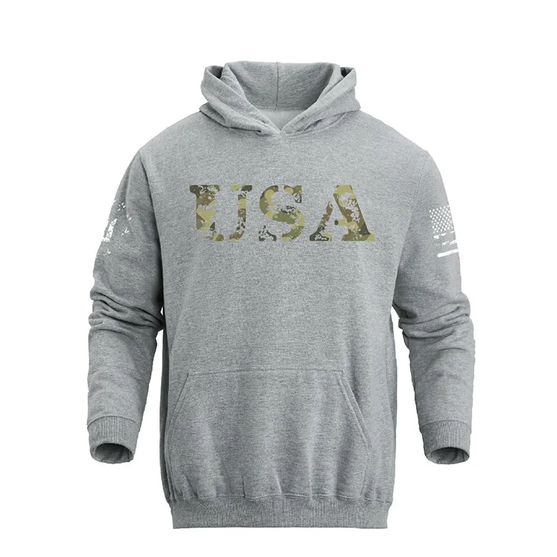 CAMO USA LETTER HOODIE