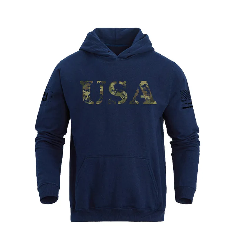 CAMO USA LETTER HOODIE