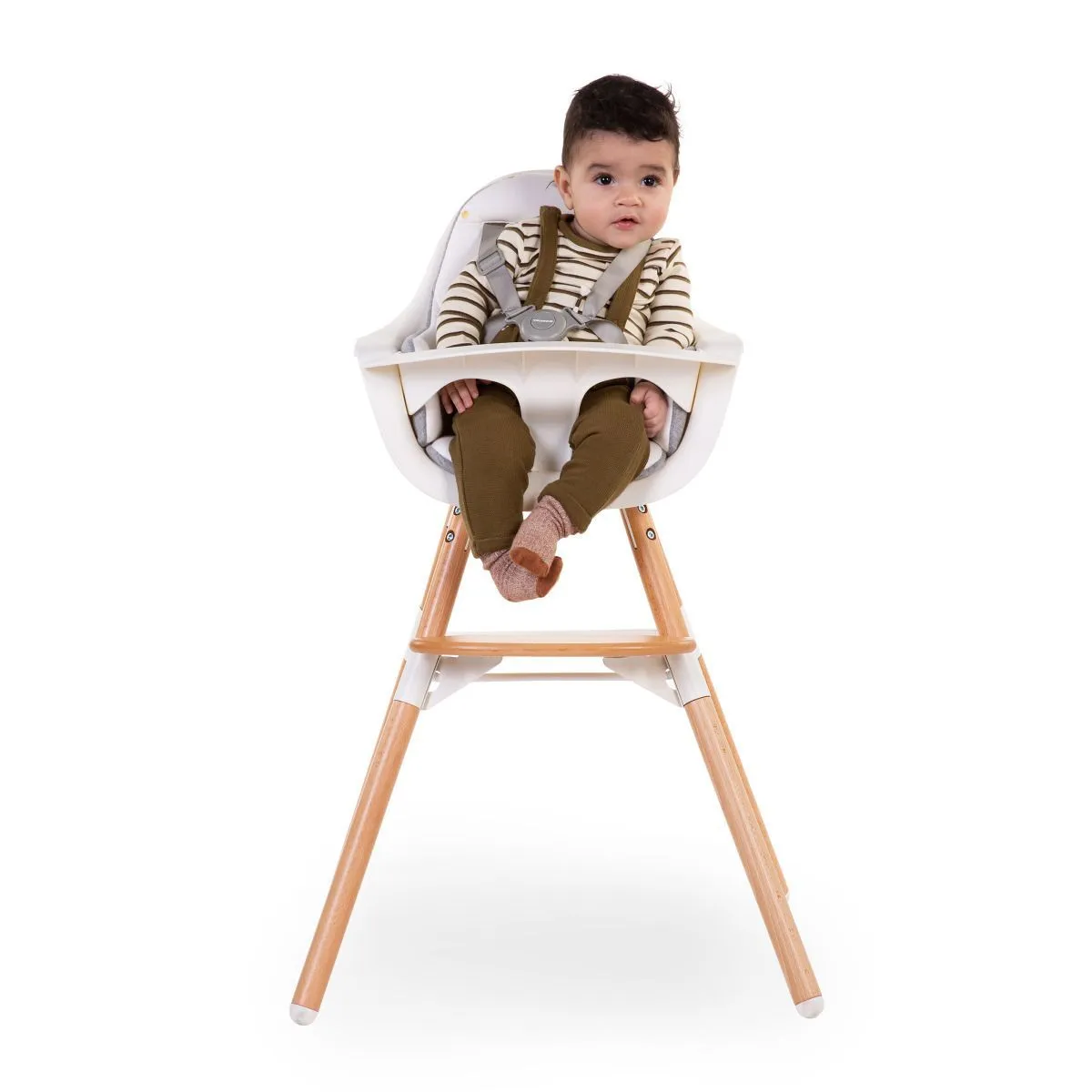 Childhome Evolu 2 High Chair - Natural White