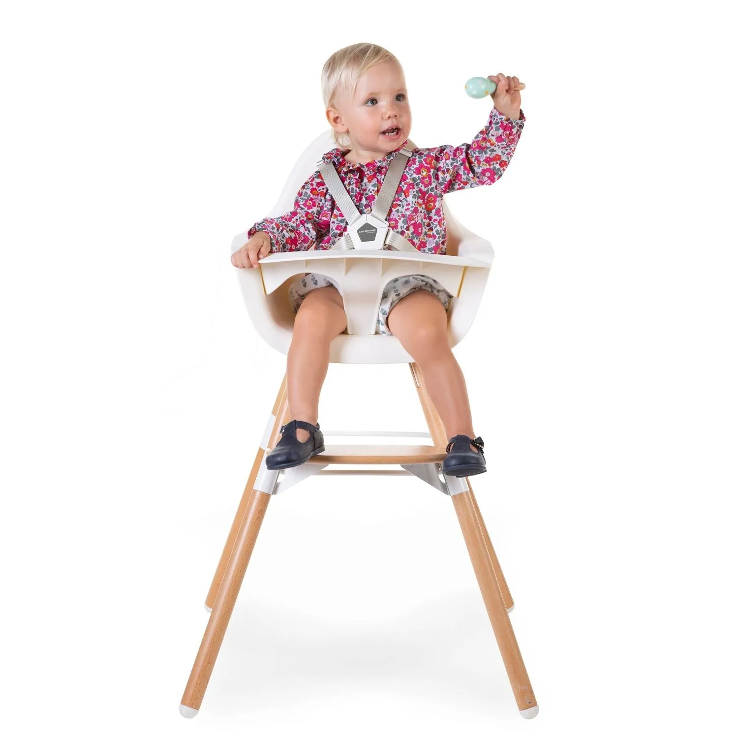 Childhome Evolu 2 High Chair - Natural White