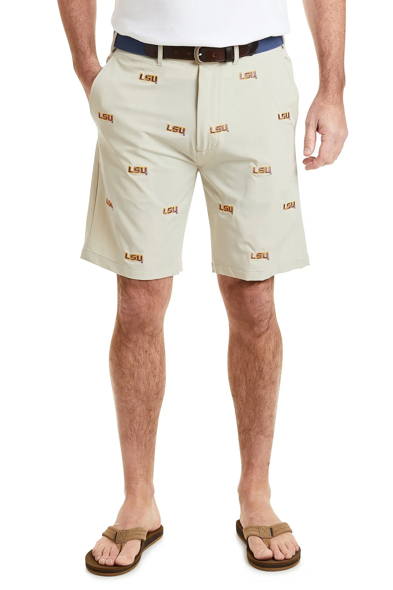 Collegiate ACKformance Short Khaki with LSU