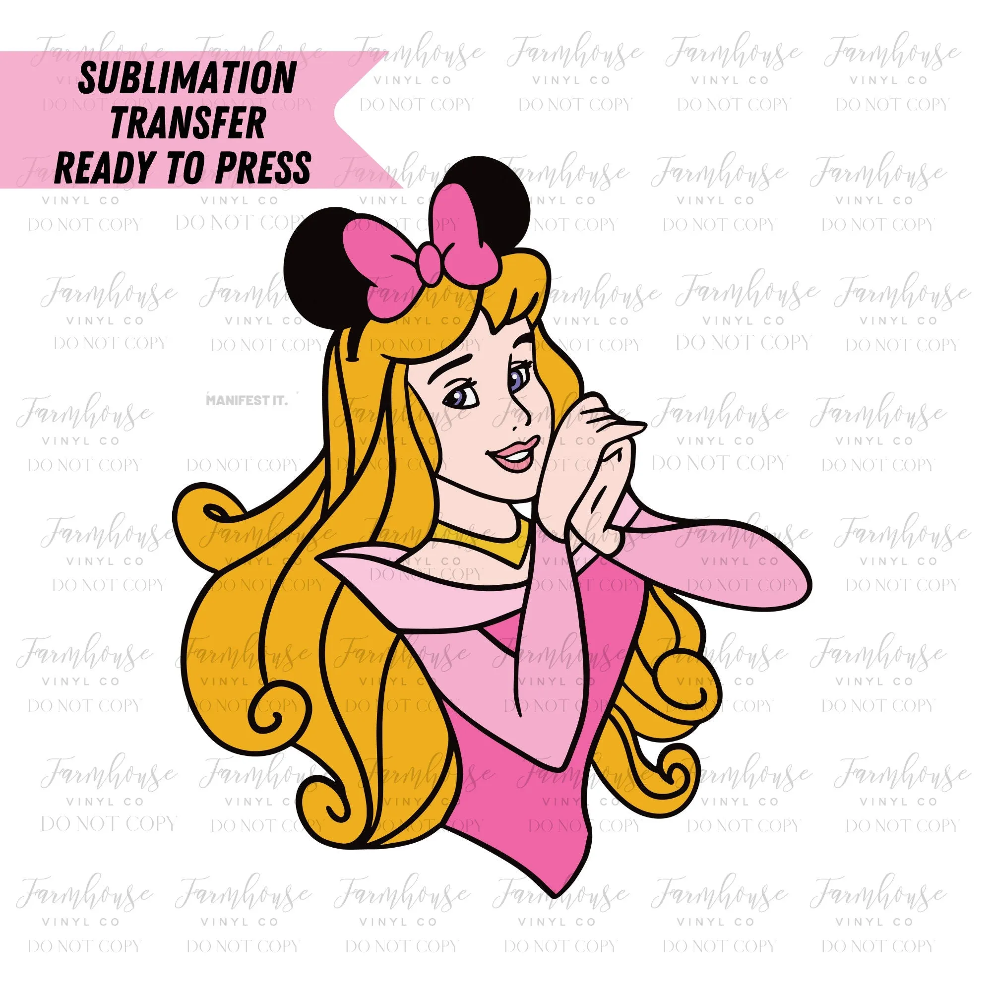 Colorful Watercolor Princess Design, Ready To Press Sublimation Transfer, 50 Years of Magic, Magical Vacation, Sublimate Prints, Heat Design