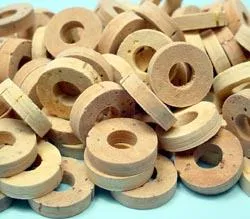 CORK VALVE STEM WASHER - 5/8" DIAMETER -  1/16" THICK