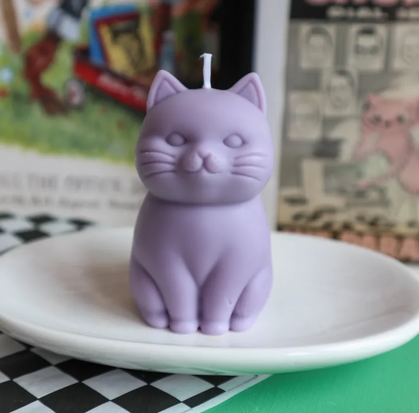 Cute Cat Candle