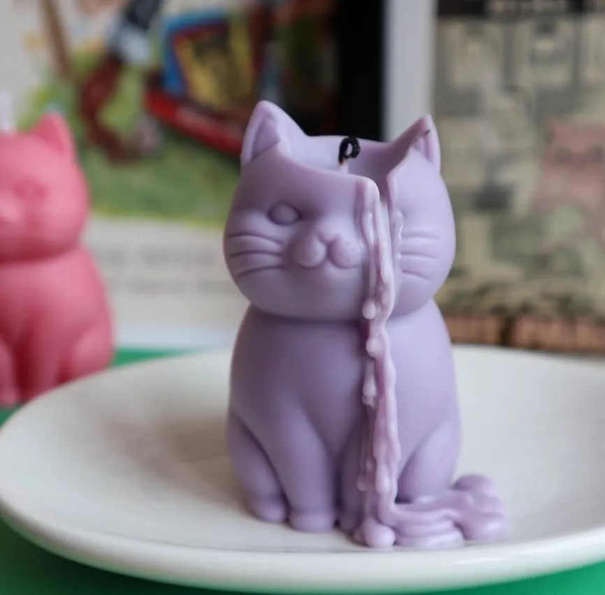 Cute Cat Candle