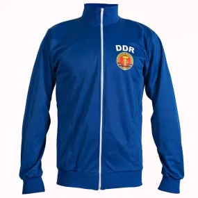 East Germany DDR 1970's Retro Football Jacket Tracksuit Zipped Jumper Man Top