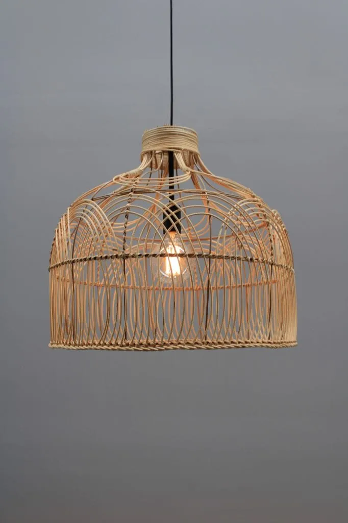 Eden Woven Rattan Pendant Light